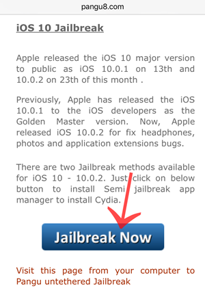 iOS 10 Jailbreak 